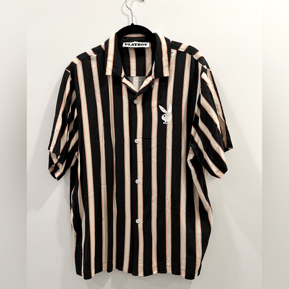 Playboy Short Sleeve Button Down